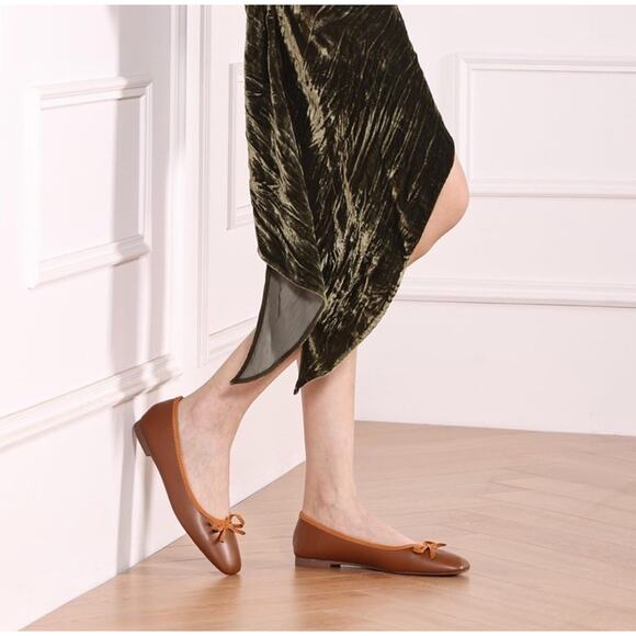 C Paravano Women's Flats Shoes | Ballet Flat | Slip On | Brown | Brand NEW - Picture 4 of 7